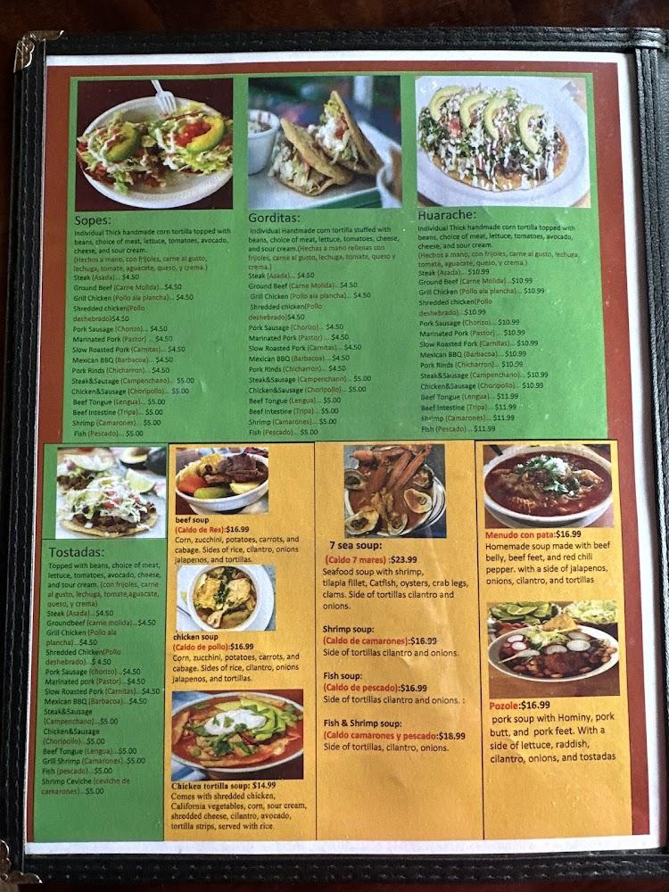 La Fogata Mexican Kitchen Menu image 2