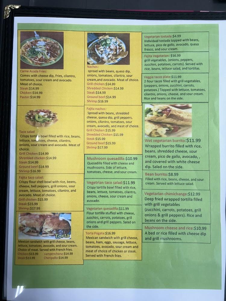La Fogata Mexican Kitchen Menu image 3