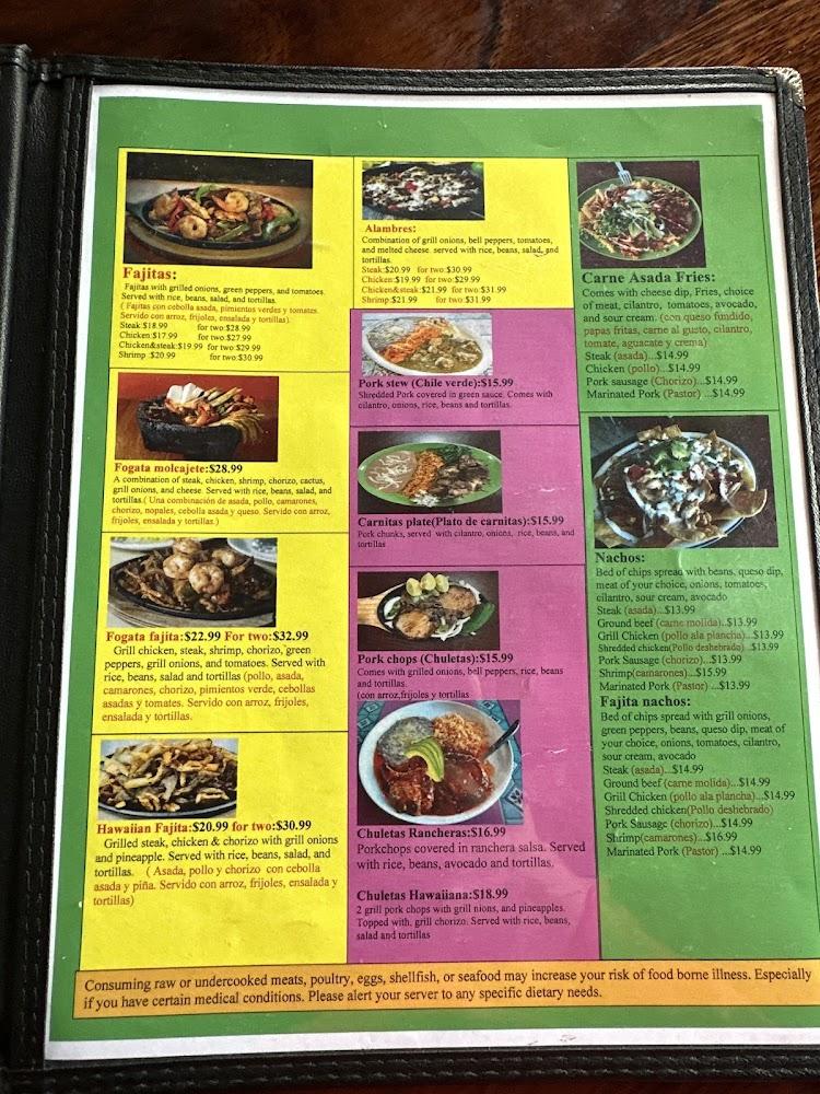 La Fogata Mexican Kitchen Menu image 4